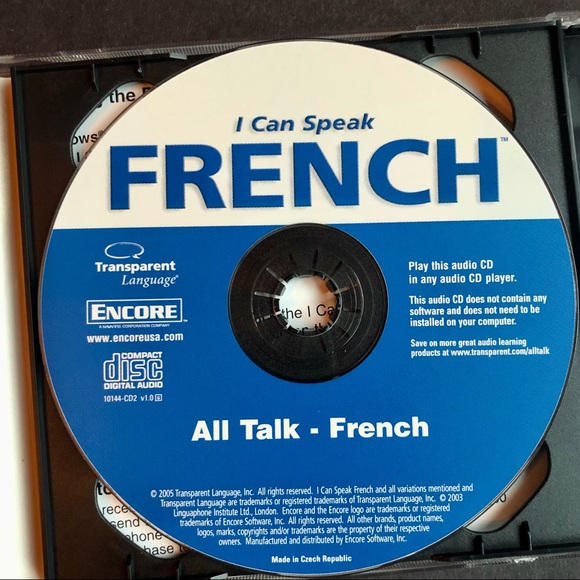 I CAN SPEAK FRENCH! CD-ROM and All Speech CD Lessons! - Picture 12 of 13